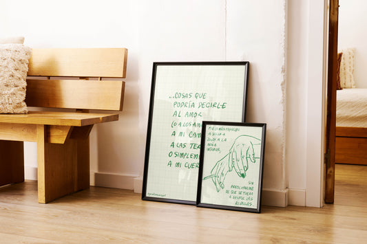 Print Me sostuviste - cosas