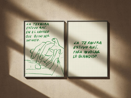 Print ternura - en el abrazo infinito