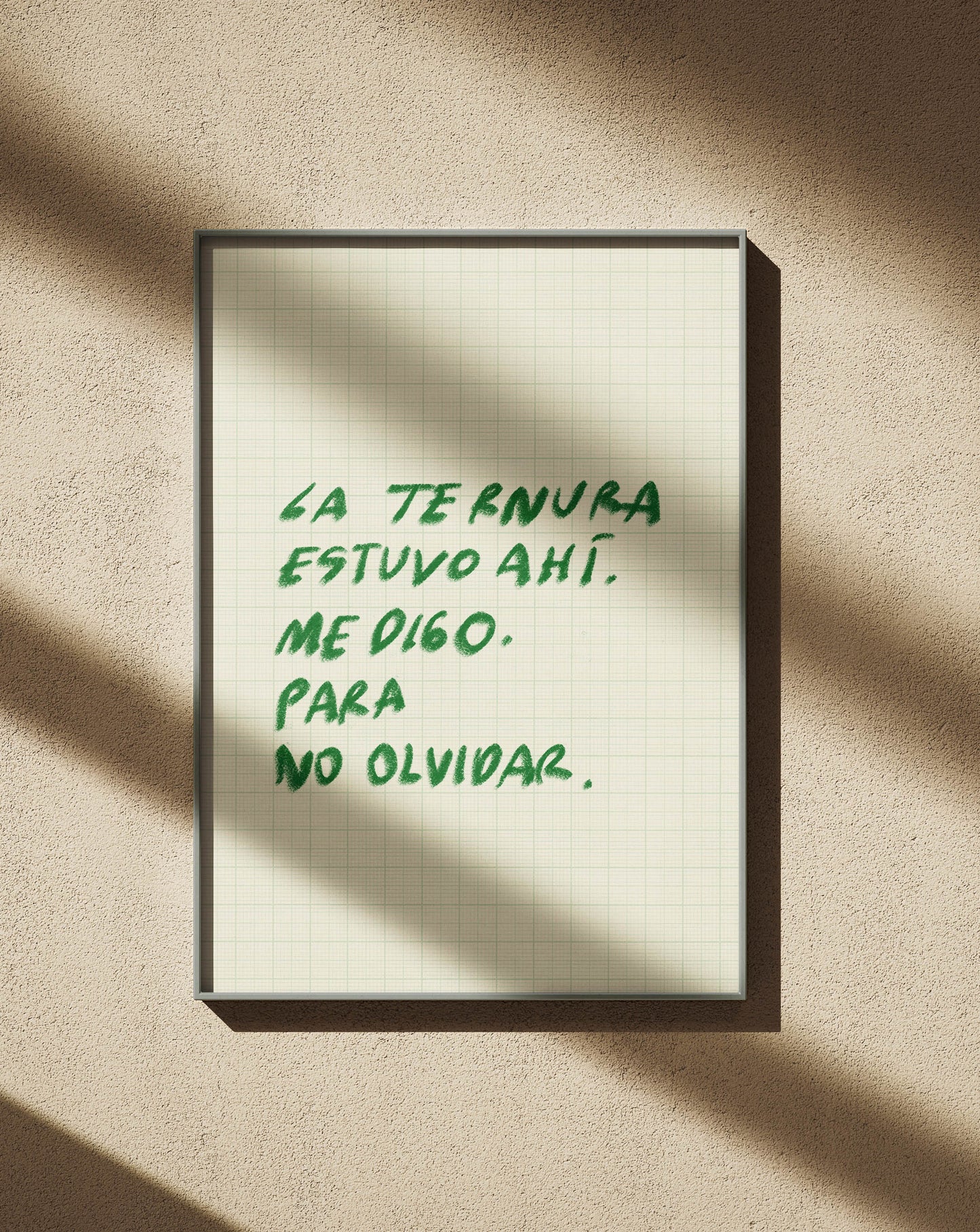 Print ternura- para no olvidar