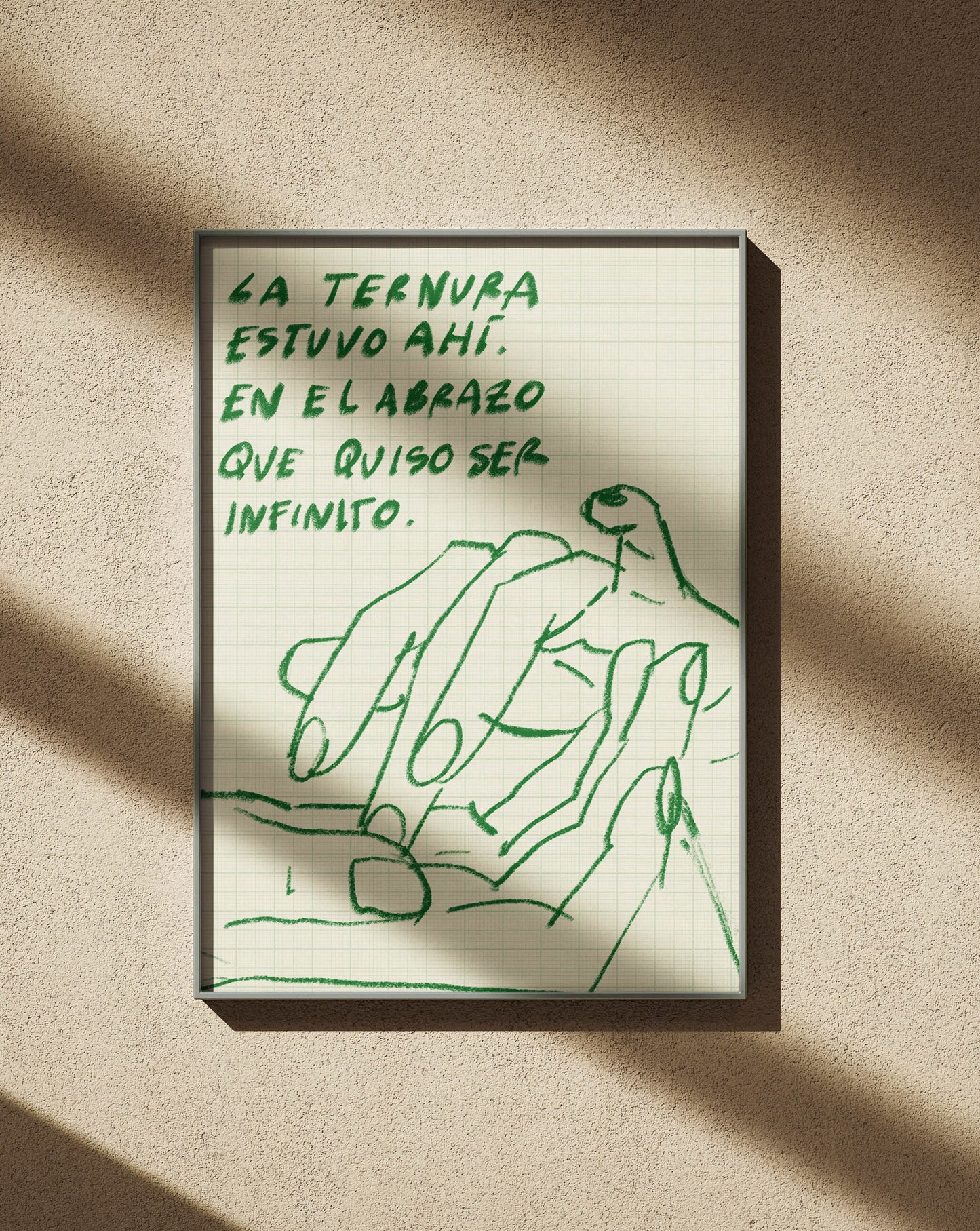 Print ternura - en el abrazo infinito