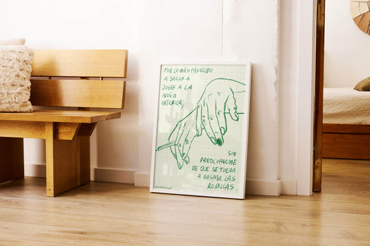 Print Me sostuviste - niña interior