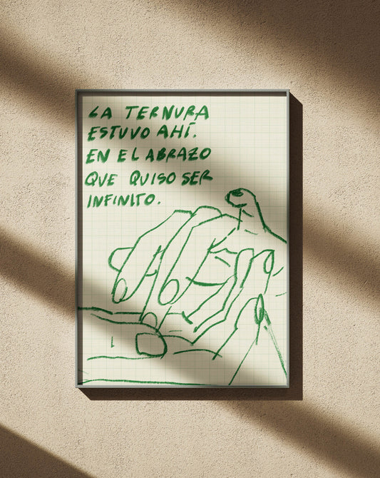 Print ternura - en el abrazo infinito